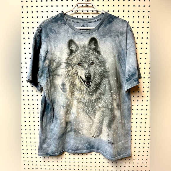 The Mountain Other - 2013 Grey Wolf The Mountain Short sleeve shirt Mens XL